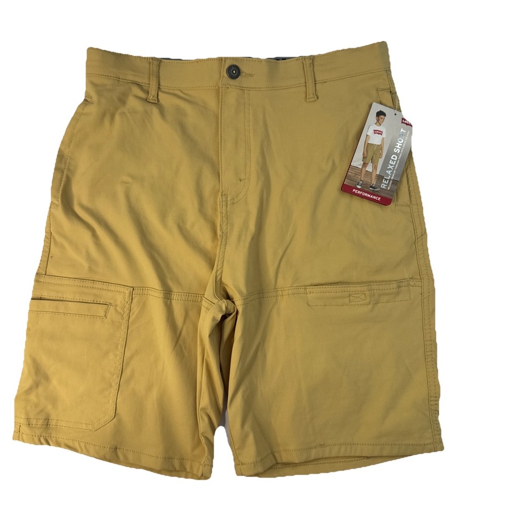 Levi's‎ Big Boys Relaxed Performance Cargo Shorts, Khaki,  Size 20 Regular NWT